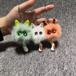 The Chumps "Lil' Tail" Plush Bag Charm – Soft, Round & Squeezable Key Chain