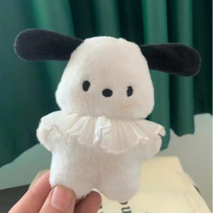 Alternative view of Poki Sanrio (Clothed) – Blush Cute Plush Toy & Keyring Charm