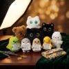 10 plush & crochet pieces for ৳3,930 (save ৳640) — Midnight Noir, Poki Sanrio skirt, wool crochet dolls & a tribal canvas wallet. The full Tiny Believers set, one box.